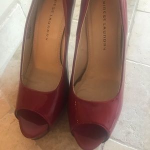 Red Chinese Laundry pumps - Used